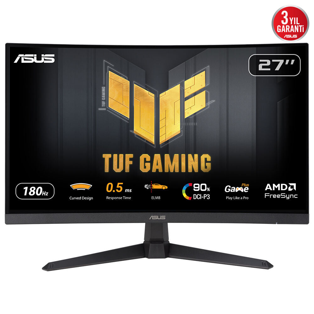 "ASUS TUF Gaming VG27WQ3B écran plat de PC 68,6 cm (27"") 2560 x 1440 pixels Quad HD LCD Noir"