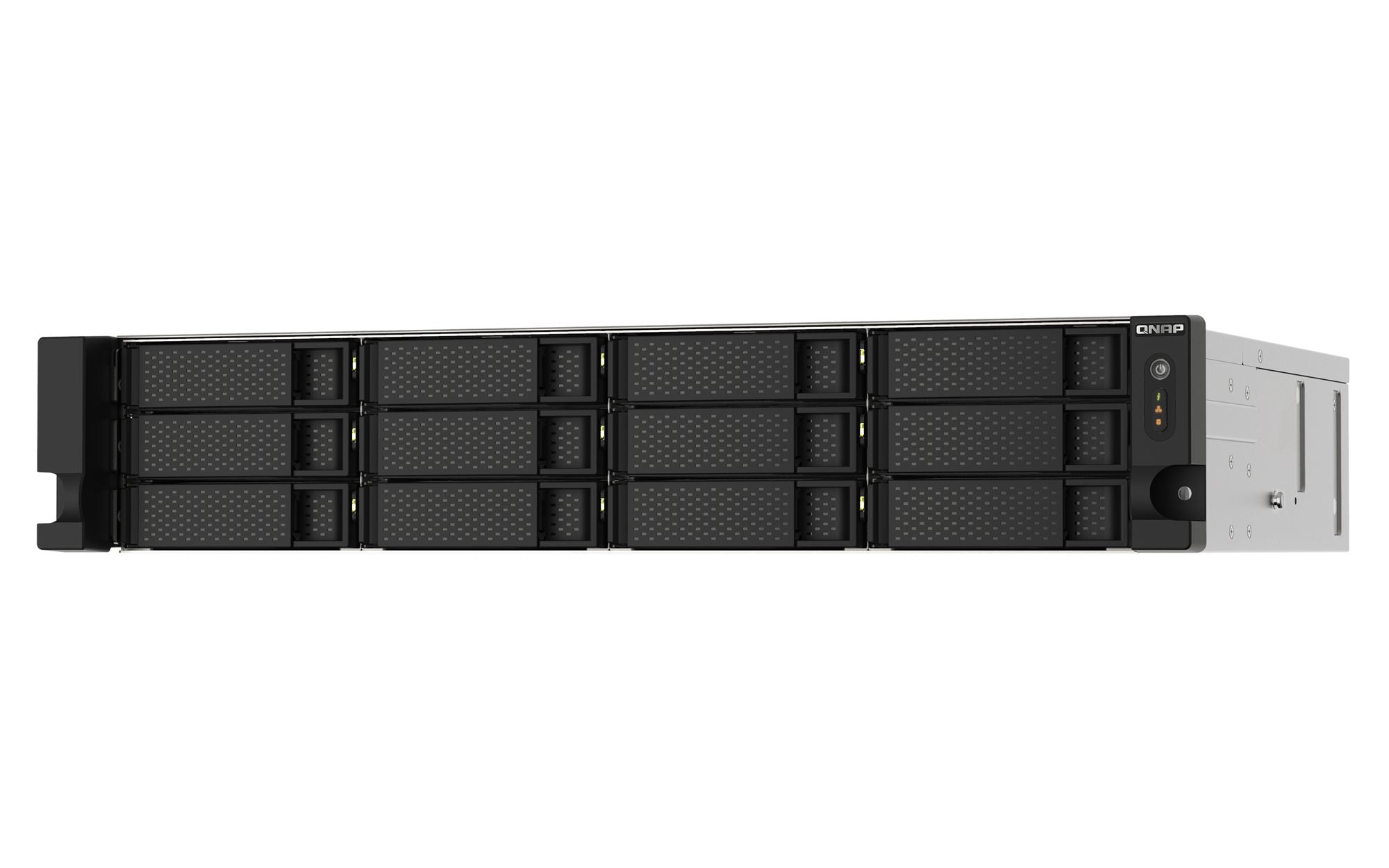 QNAP 12-bay rackmount NAS AMD RyzenV1000