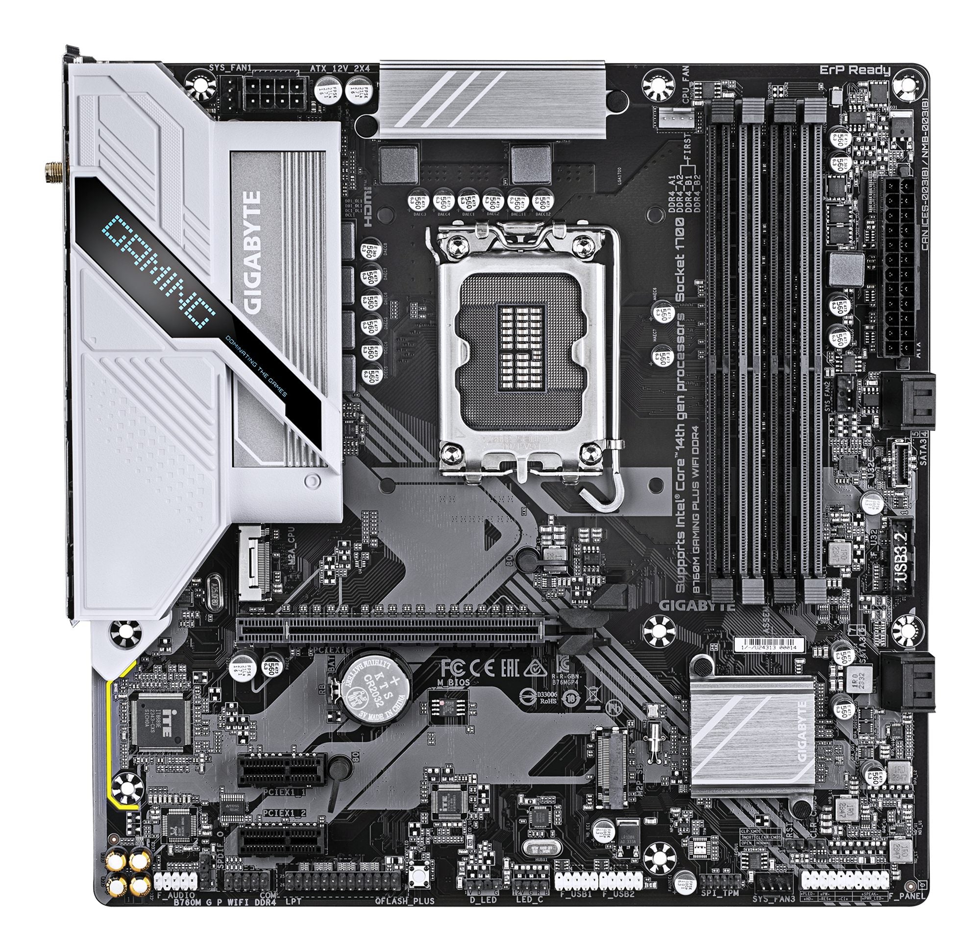GIGABYTE B760M GAMING PLUS WIFI DDR4 Intel B760 LGA 1700 micro ATX