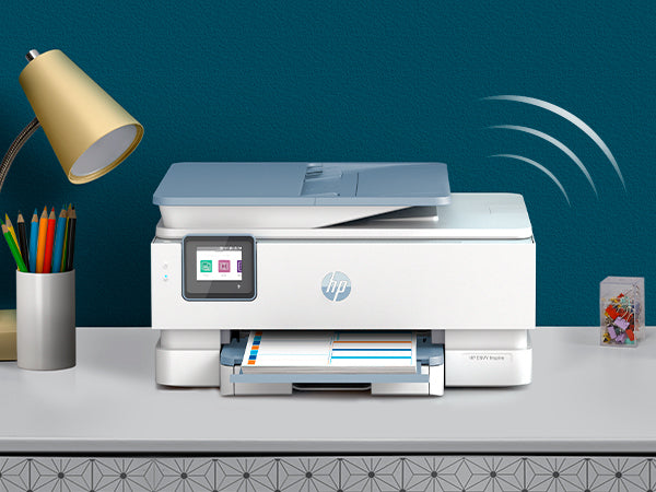 HP ENVY Inspire 7921e All-in-One MFP colour inkjet 216x297mm A4 13ppm Copy 15ppm Print 125sheets USB Wi-Fi Bluetooth surf blue
