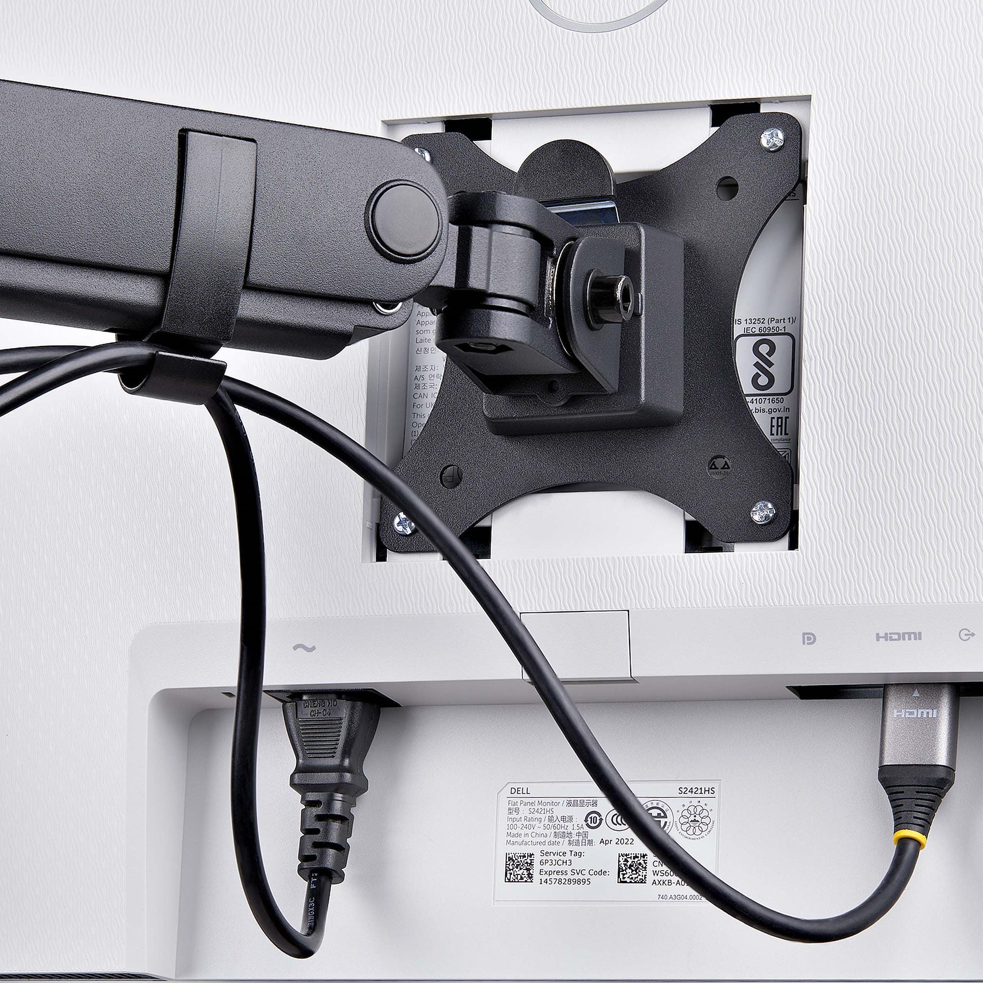 Triple Monitor Desk Mount 27in Screens