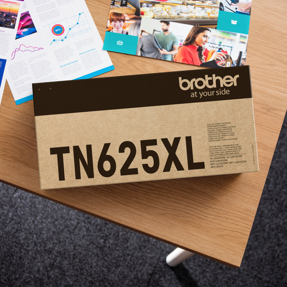 BROTHER TN-625XLC HY Cyan Toner Cartridge 4.5K pages