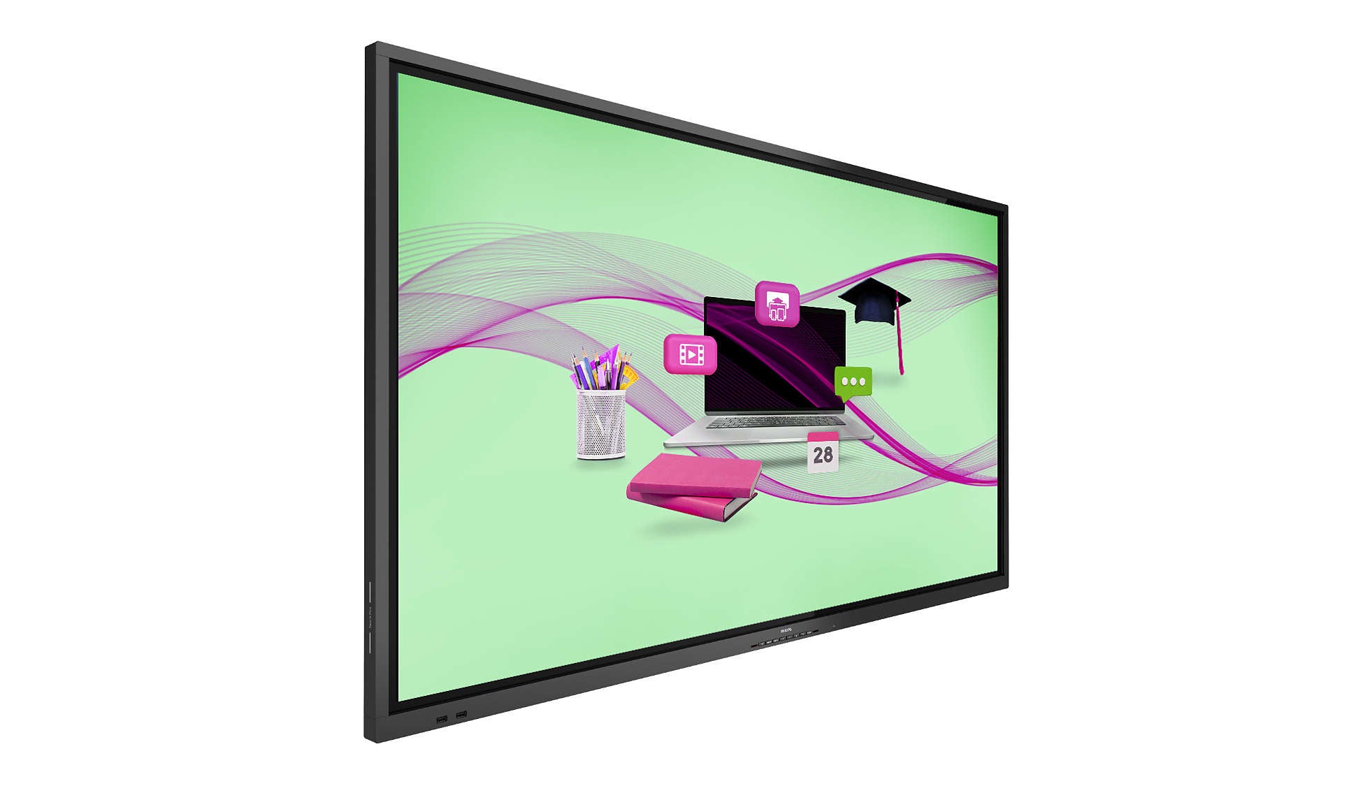 PHILIPS- Écran interactif 65" éduction 65BDL4052E E-Line