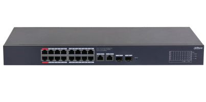DAHUA- Switch 16 ports PoE 1 Gbps budget 240 W - DH-CS4220-1