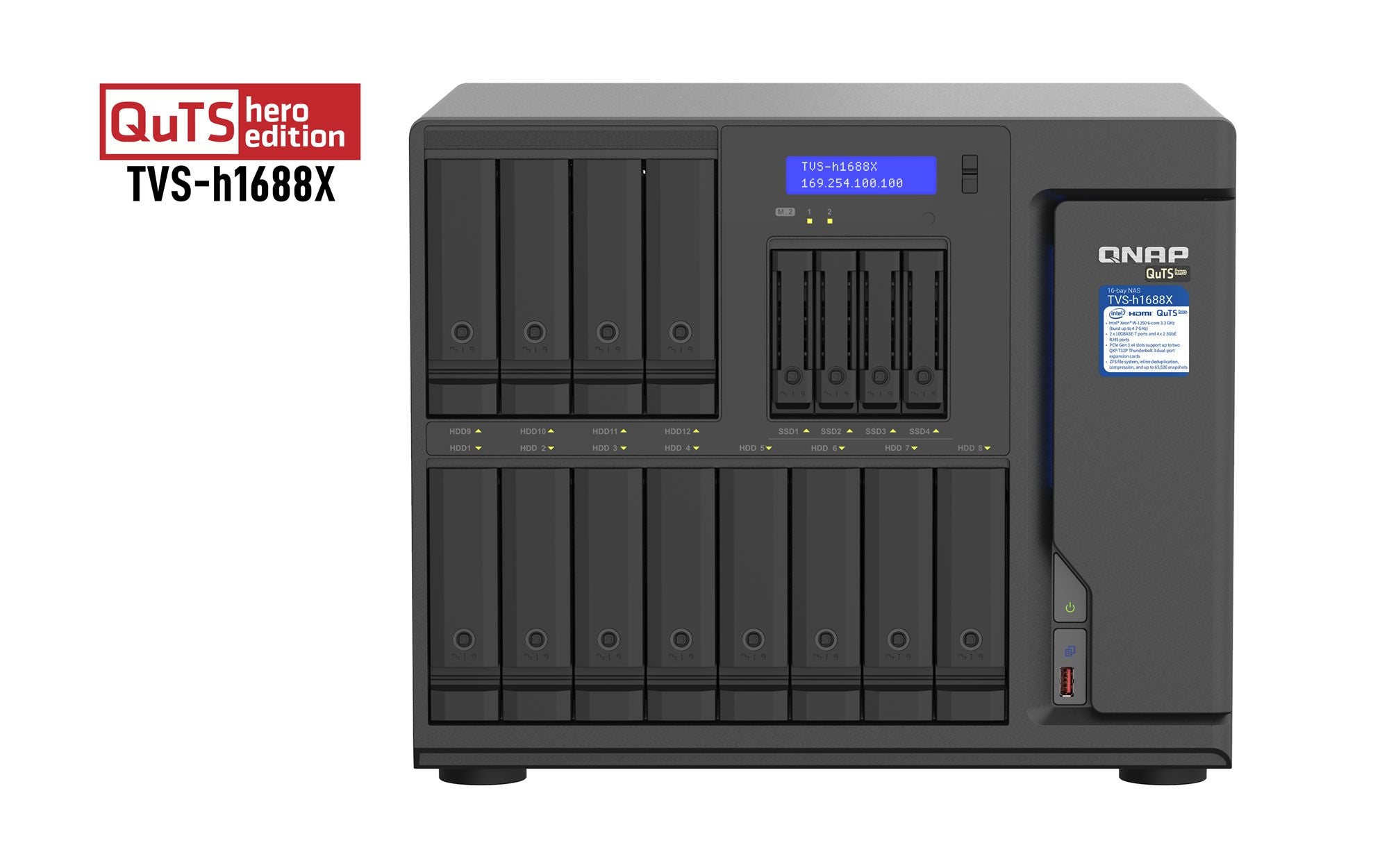 16-Bay TurboNAS Xeon W-1250 32GB RAM