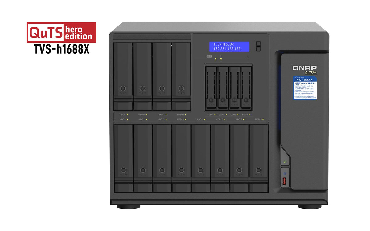 16-Bay TurboNAS Xeon W-1250 32GB RAM