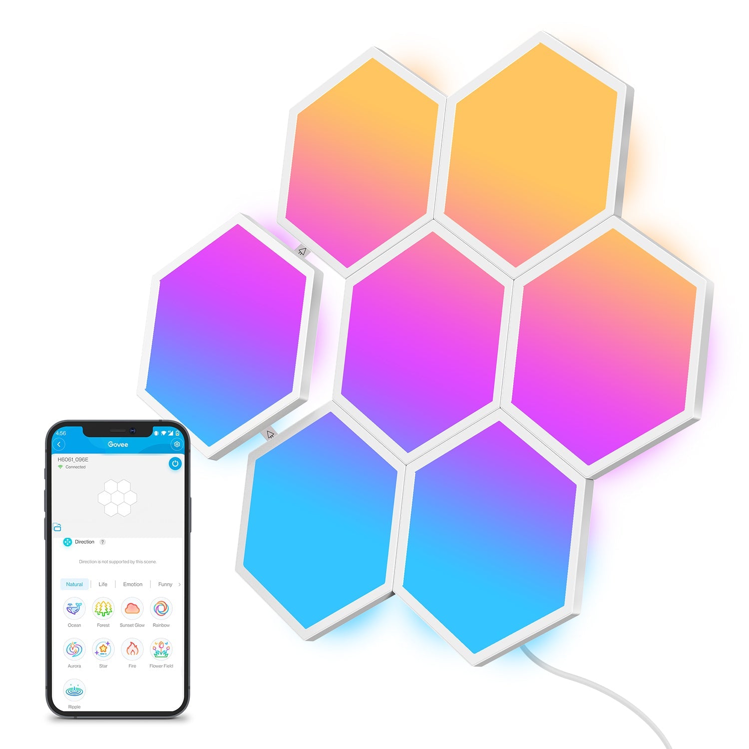 Govee H6061 Glide Hexa | Panneaux LED | RGBIC