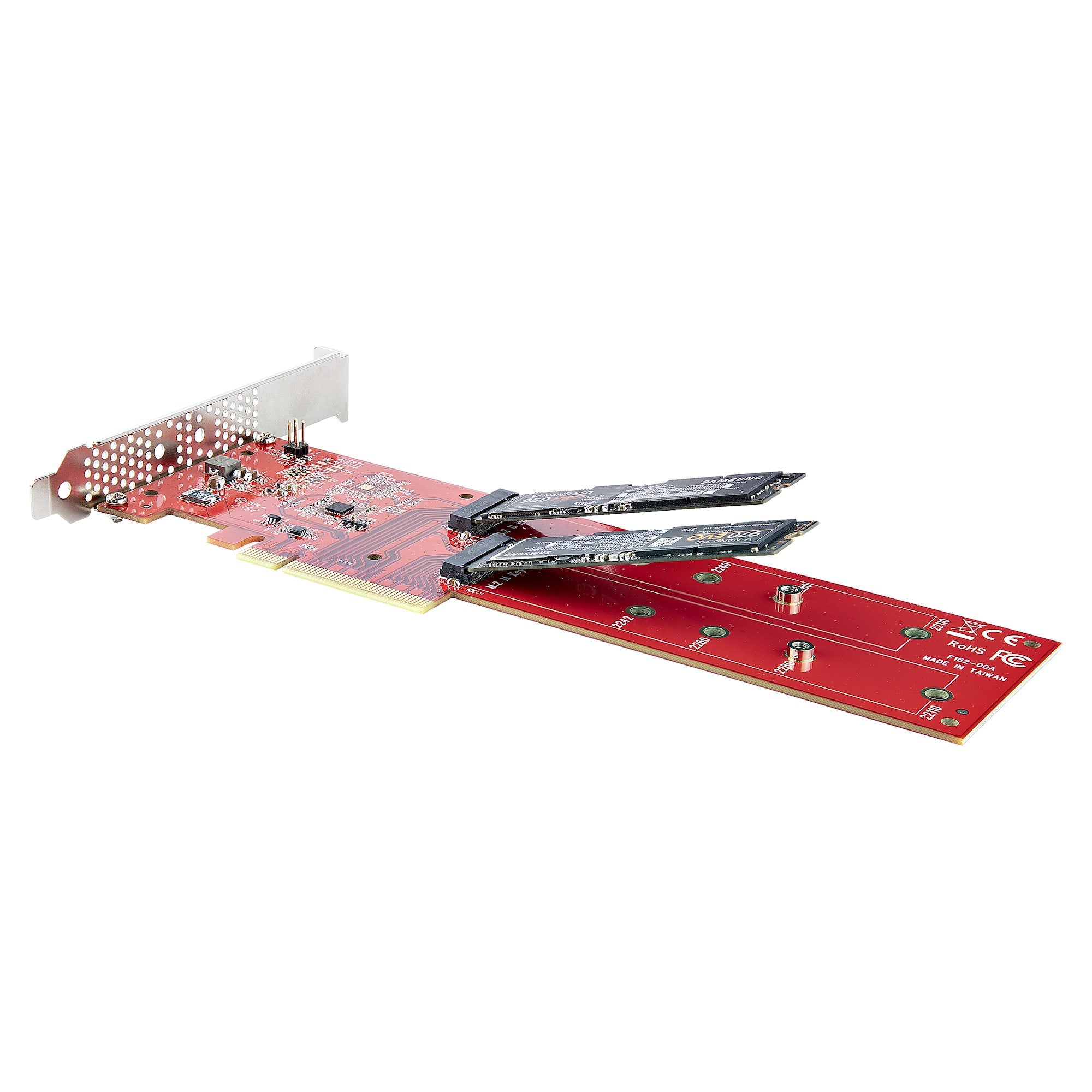 Dual M.2 PCIe SSD Adapter NVMe/AHCI