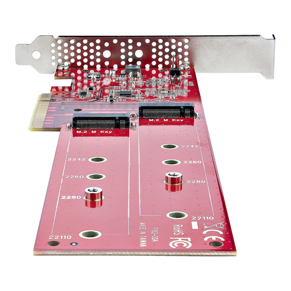 Dual M.2 PCIe SSD Adapter NVMe/AHCI
