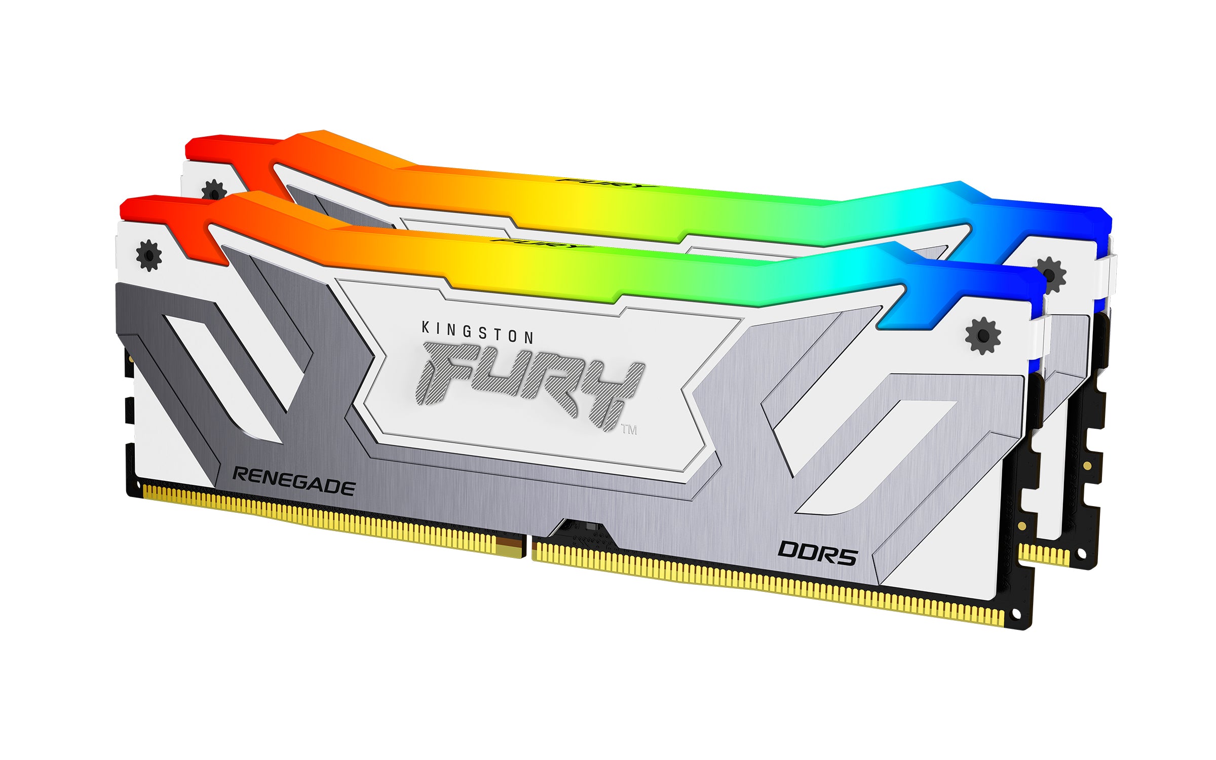 KINGSTON 48Go 8800MT/s DDR5 CL42 CUDIMM Kit of 2 FURY Renegade RGB White
