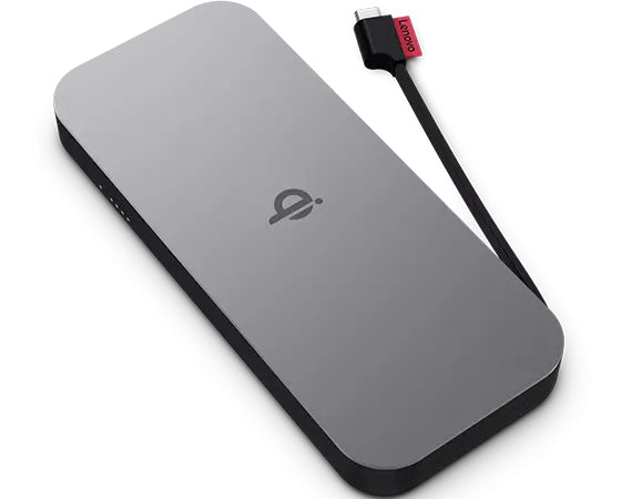LENOVO Go USB-C Mobile Power Bank 10000mAh + Qi Wireless