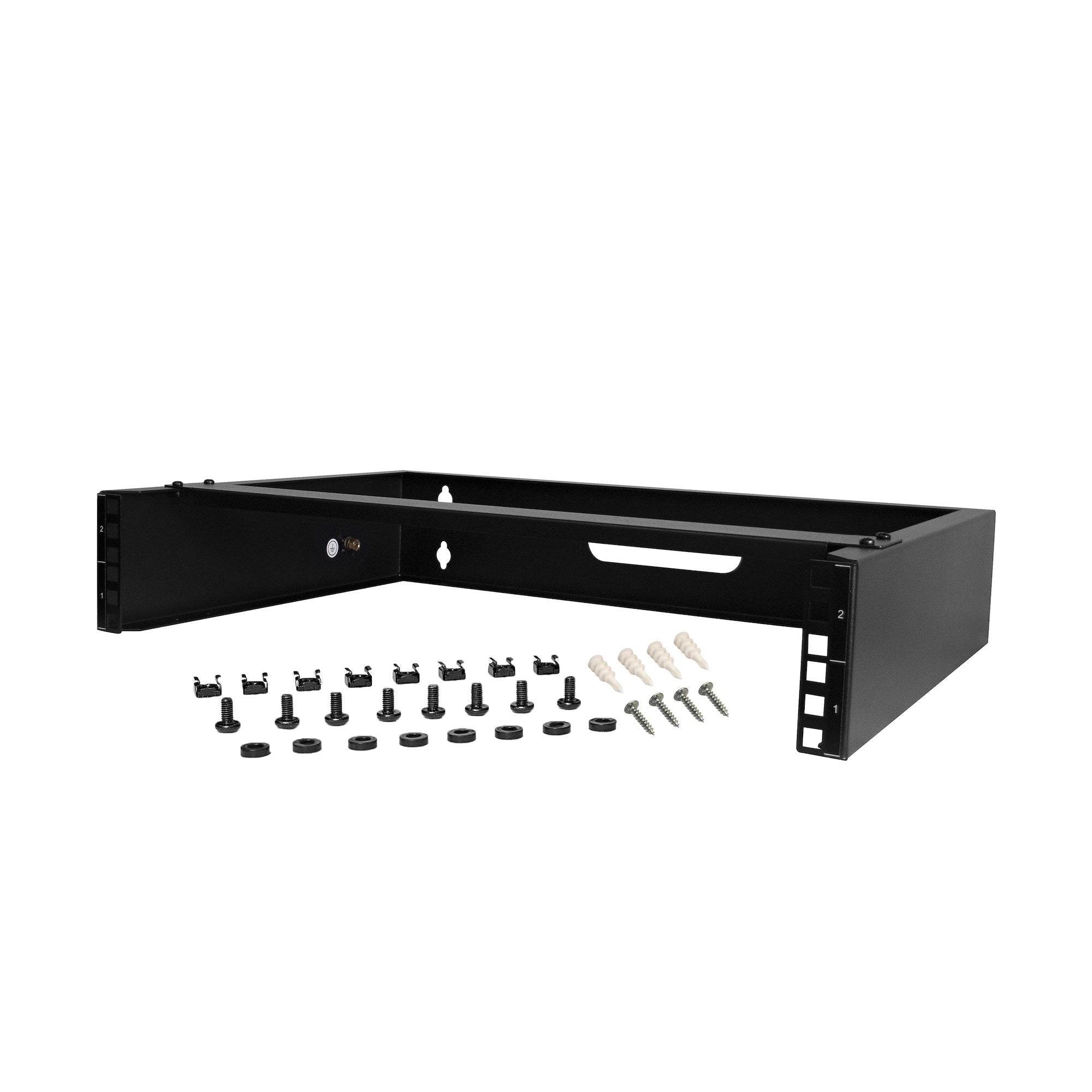 2U Wall Mount Rack 19in - 14 in Deep