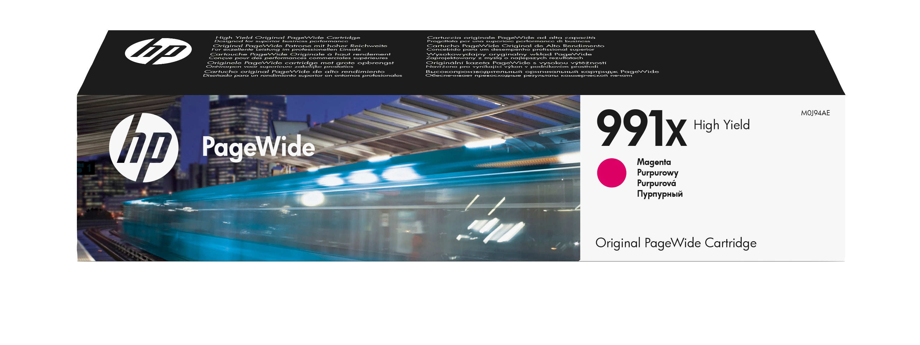 HP original PageWide 991X original Ink cartridge M0J94AE Magenta