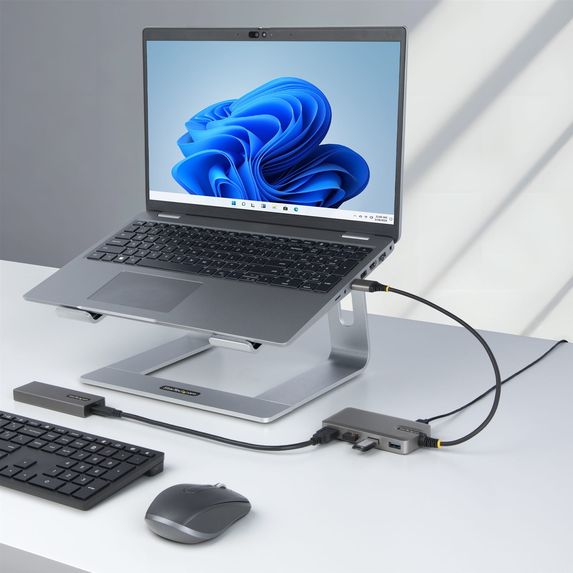 4-Port USB Hub 5Gbps Bus Powered