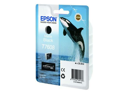 EPSON T7608 ink cartridge matte black high capacity 25 9ml 1082 pages 1-pack