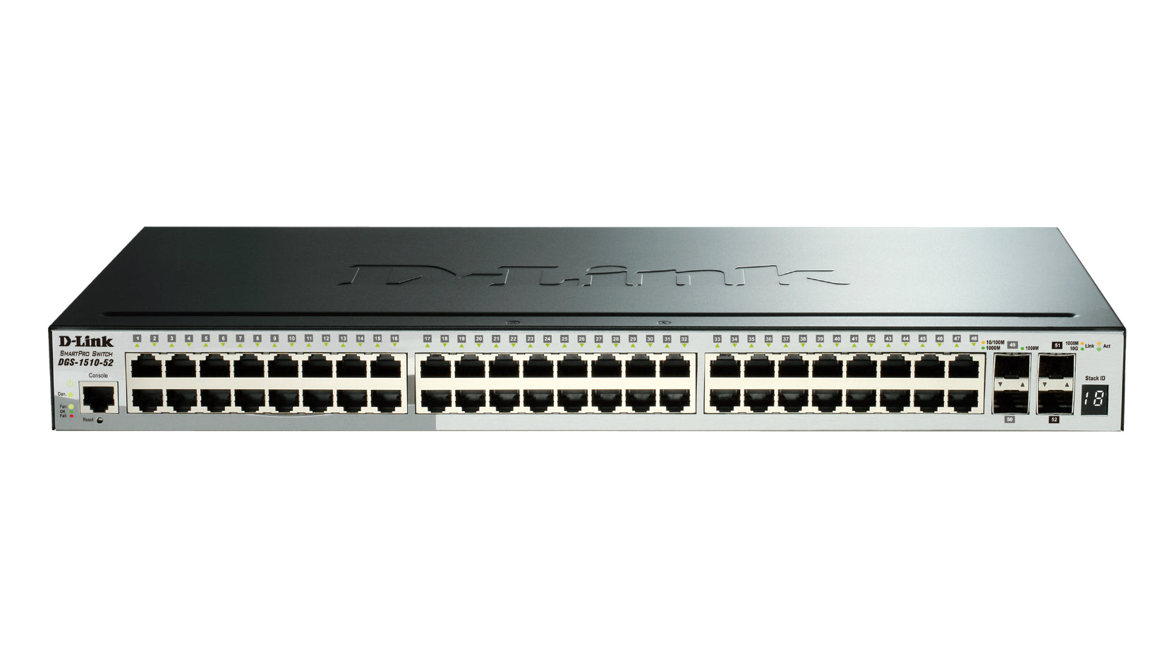 D-LINK 20-Port Smart Managed Gigabit Stack Switch 2x 10G dlink green 3.0 16x 10/100/1000Mbit/s TP RJ-45 Port 2x 1000Mbit/s Fiber