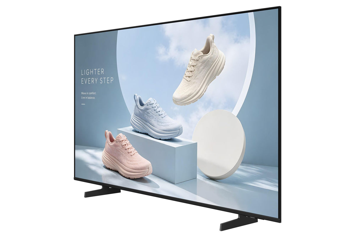 SAMSUNG BE55HX-H 55p Non-tactile UHD 4K 3840x2160 16:9 300nit 16/7 Tuner Biz TV App Tizen 8.0 HP 2x10W 3 ans