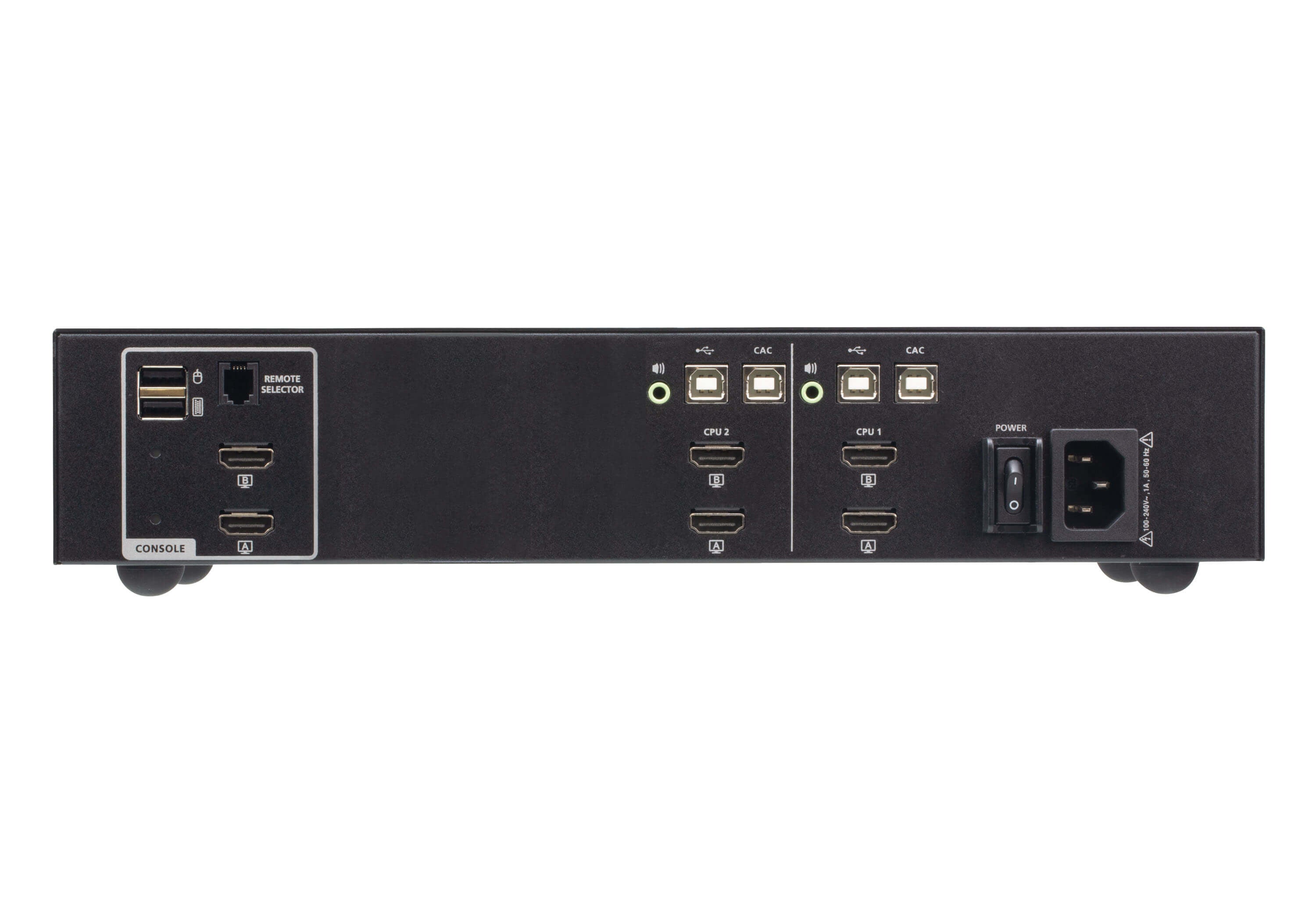 ATEN CS1142H4C KVM Militaire Double écran HDMI 4K/USB 2 Ports Compatible CAC