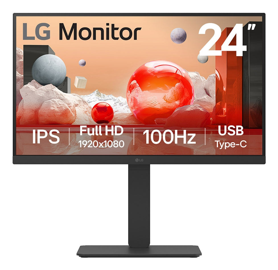 LG 24BA650-B.AEU 23.8p IPS 1920x1080 16:9 250cd/m2 5ms HDMI DP USB Black