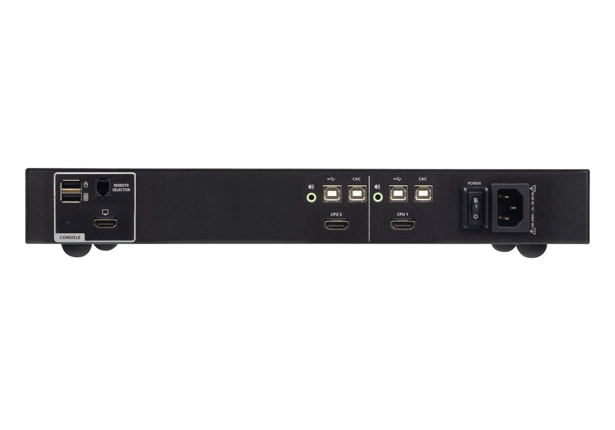 Aten CS1182H4C-AT-G 2P USB HDMI Simple Écran PP4 SécuriséCommutateur KVM with CAC
