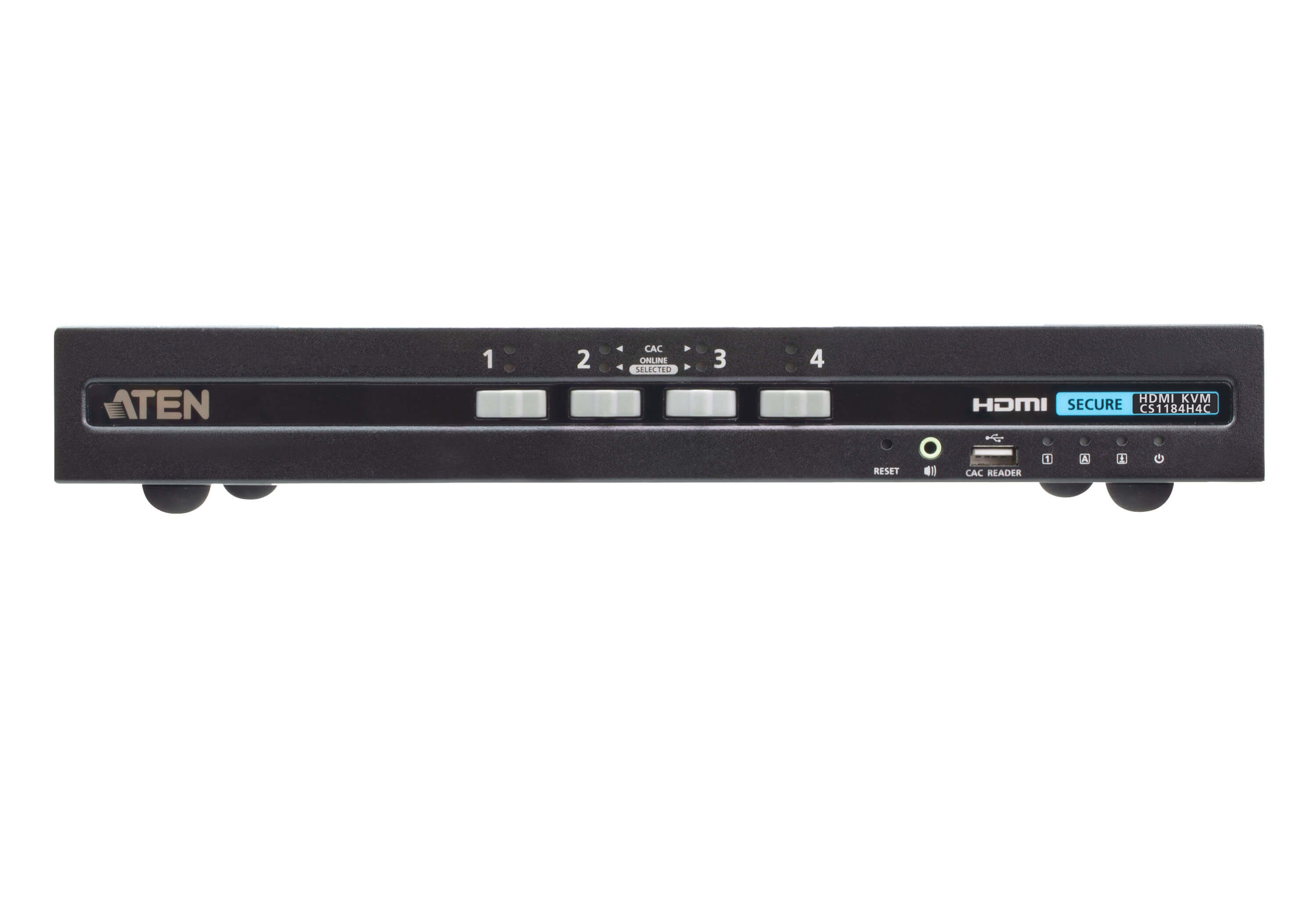 Aten CS1184H4C-AT-G 4P USB HDMI Simple Écran PP4 SécuriséCommutateur KVM with CAC