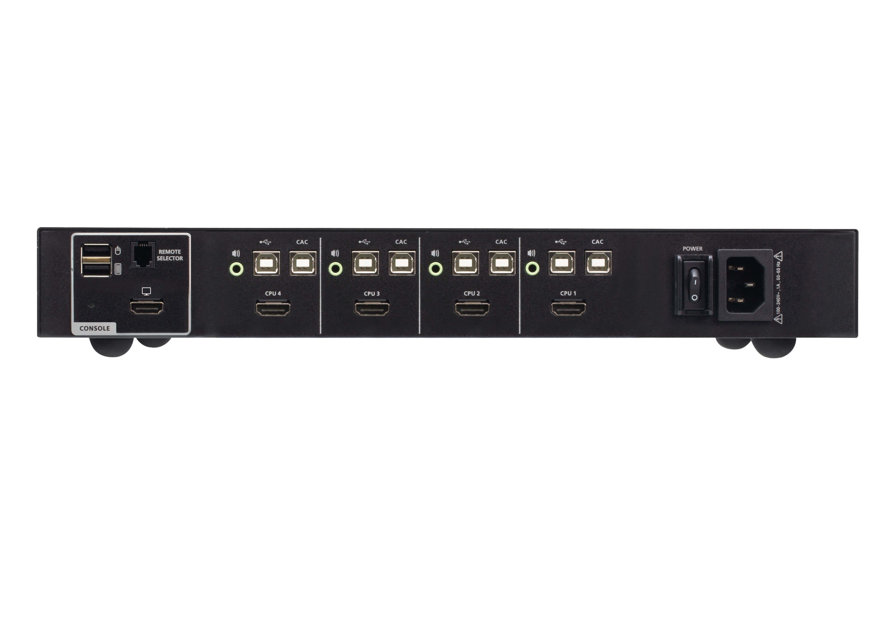 Aten CS1184H4C-AT-G 4P USB HDMI Simple Écran PP4 SécuriséCommutateur KVM with CAC