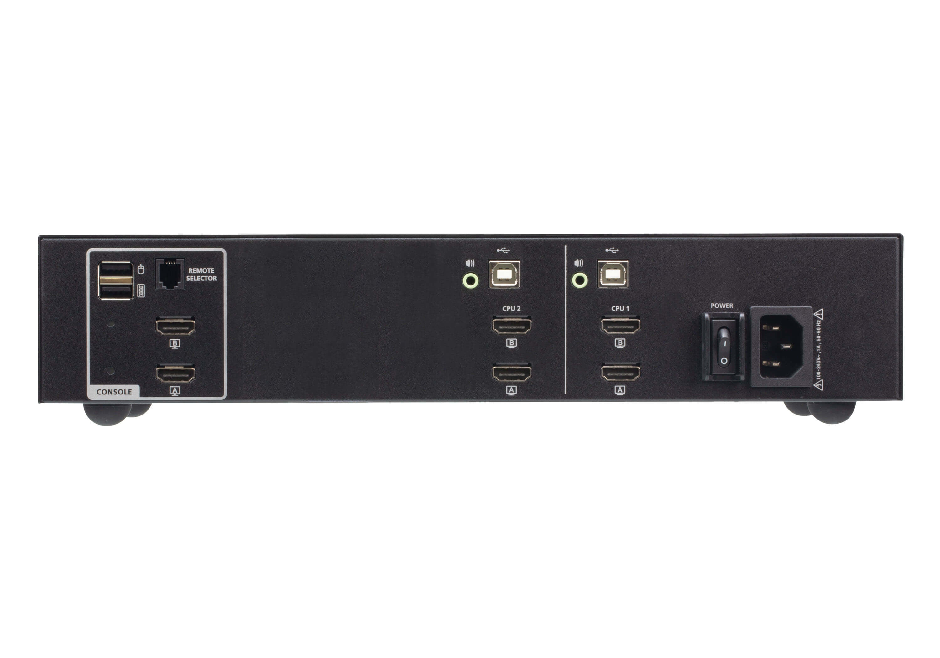 ATEN CS1142H4 commutateur écran, clavier et souris Noir