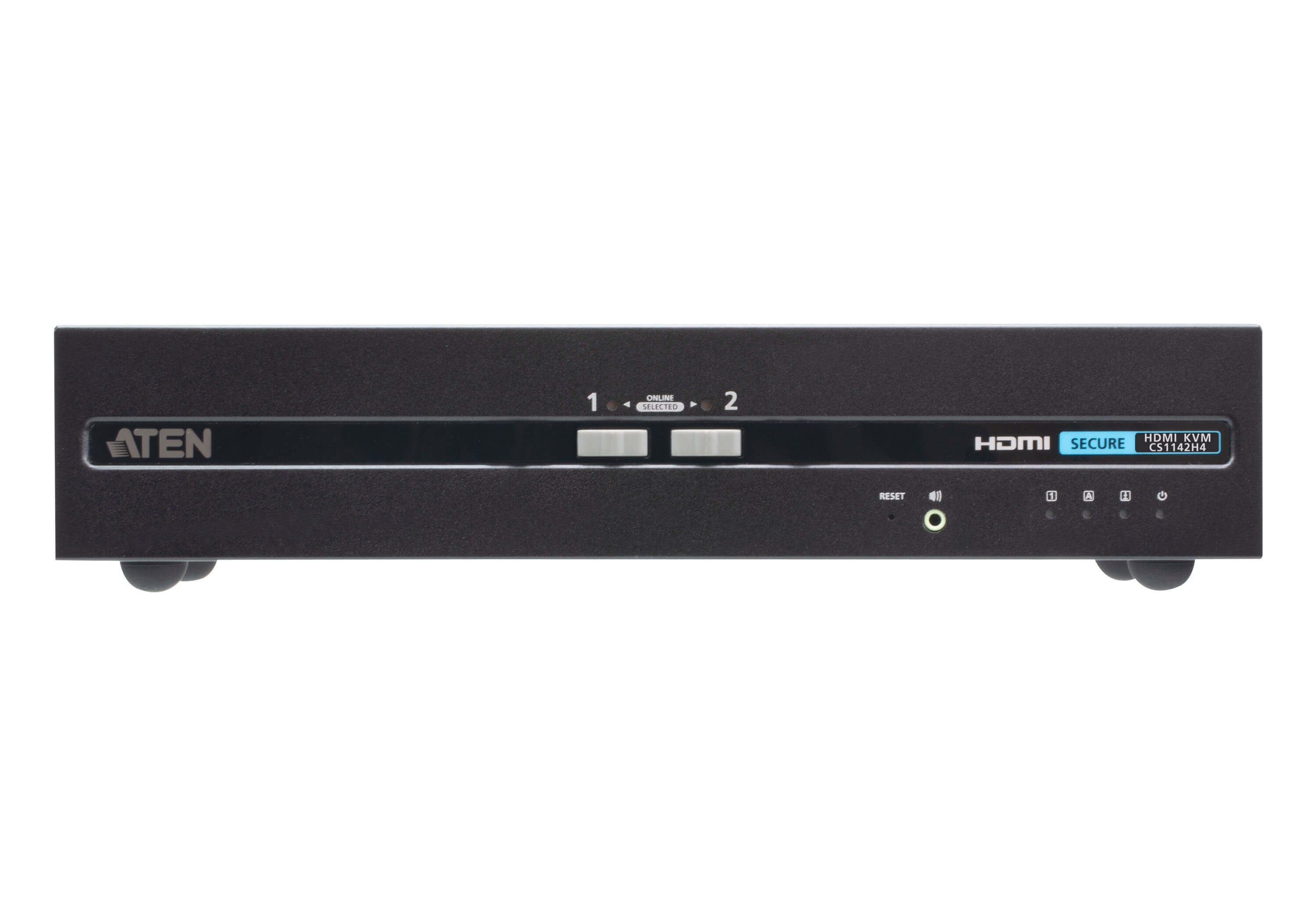 ATEN CS1142H4 commutateur écran, clavier et souris Noir