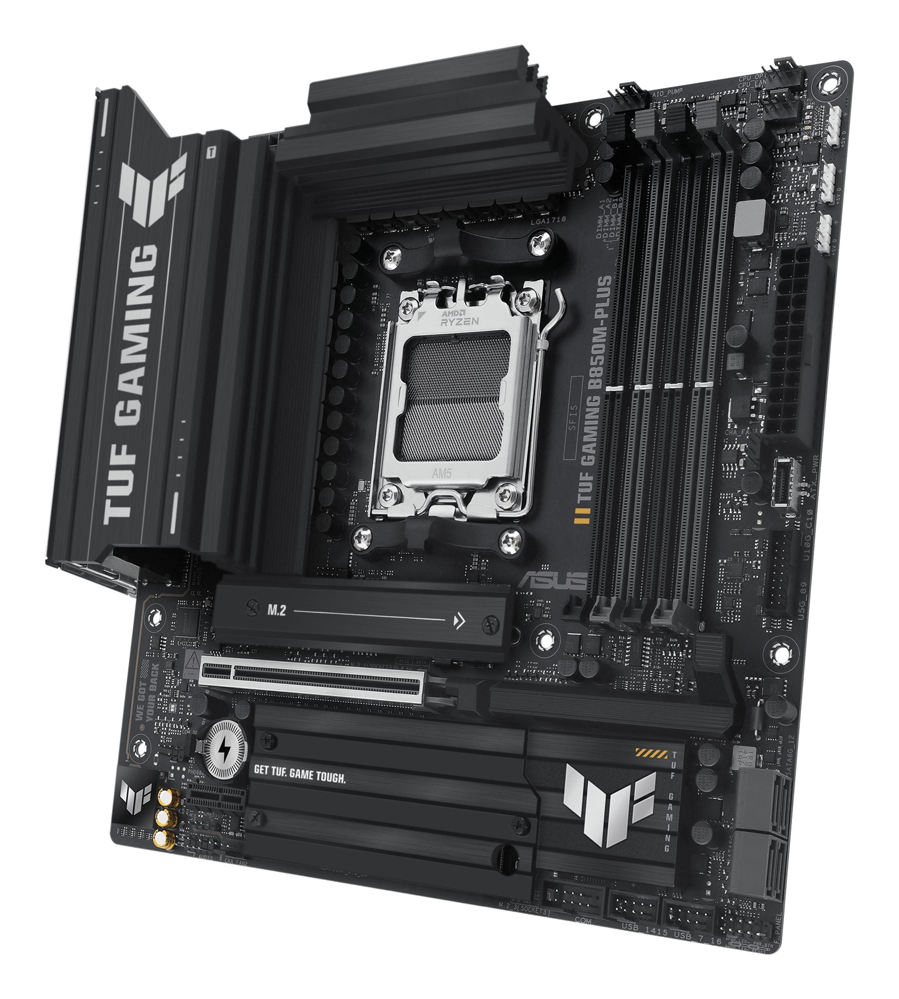 ASUS TUF GAMING B850M-PLUS AM5 DDR5 micro ATX MB 1xHDMI 1xDP 3xM.2 4xSATA