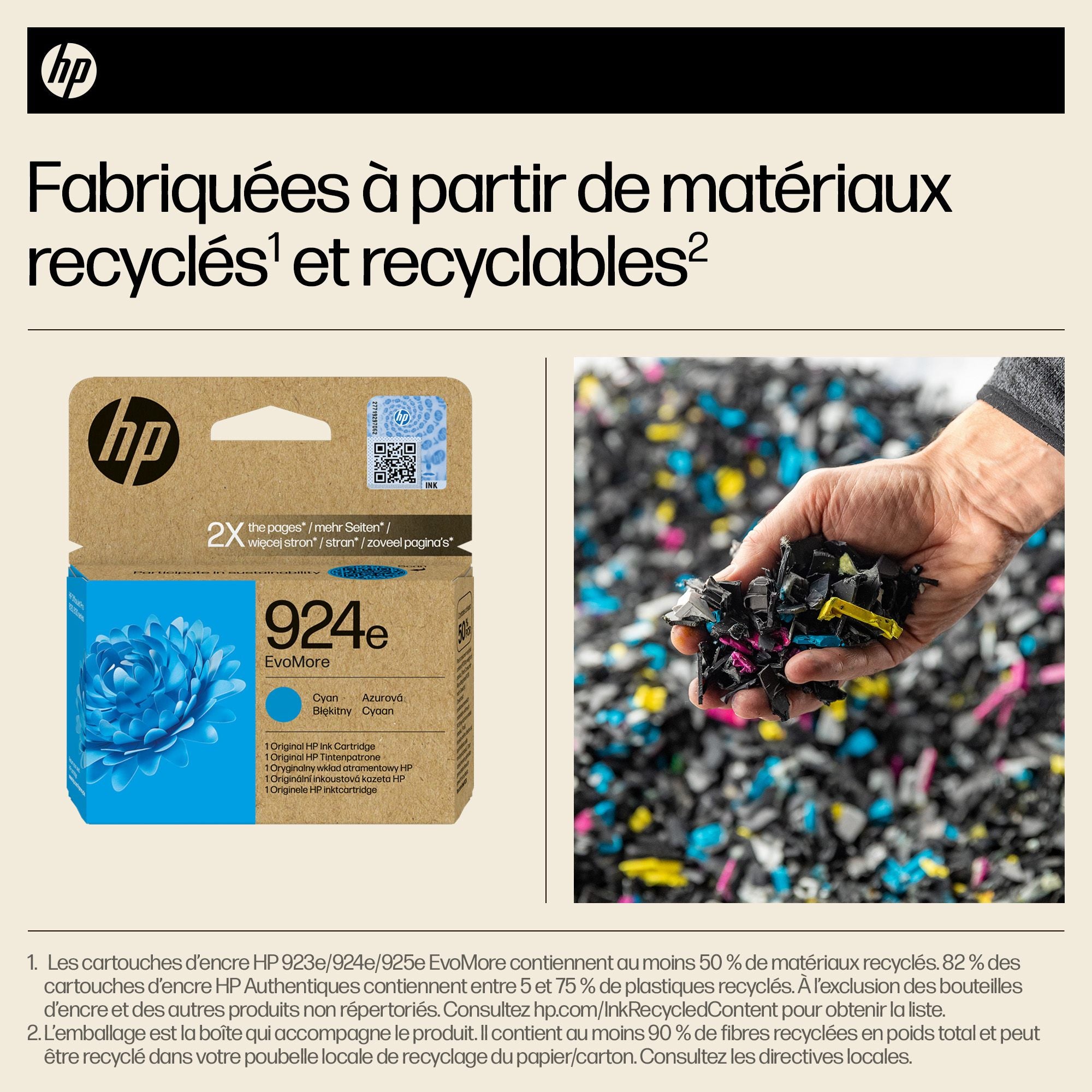 HP 924e EvoMore Cyan Original Ink Cartridge