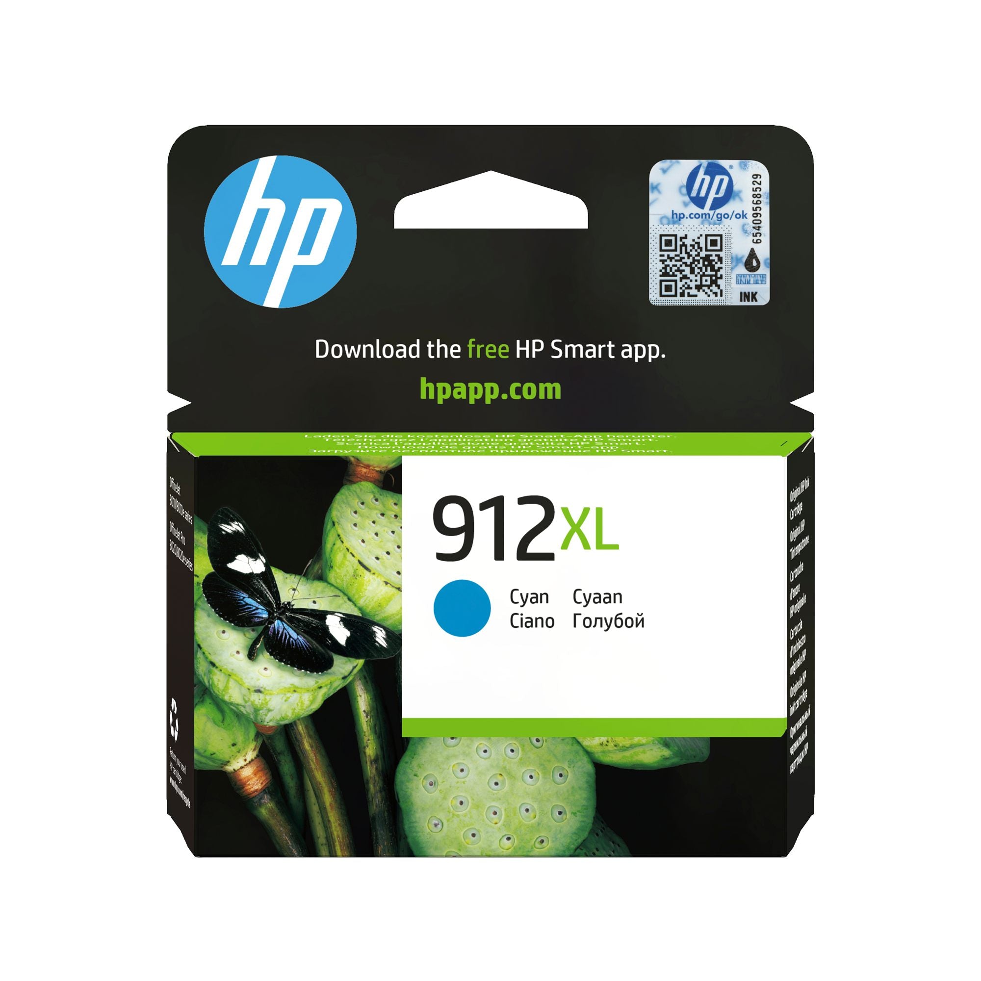 HP 912XL High Yield Cyan Original Ink Cartridge cartouche d'encre 1 piece(s) Rendement élevé (XL)