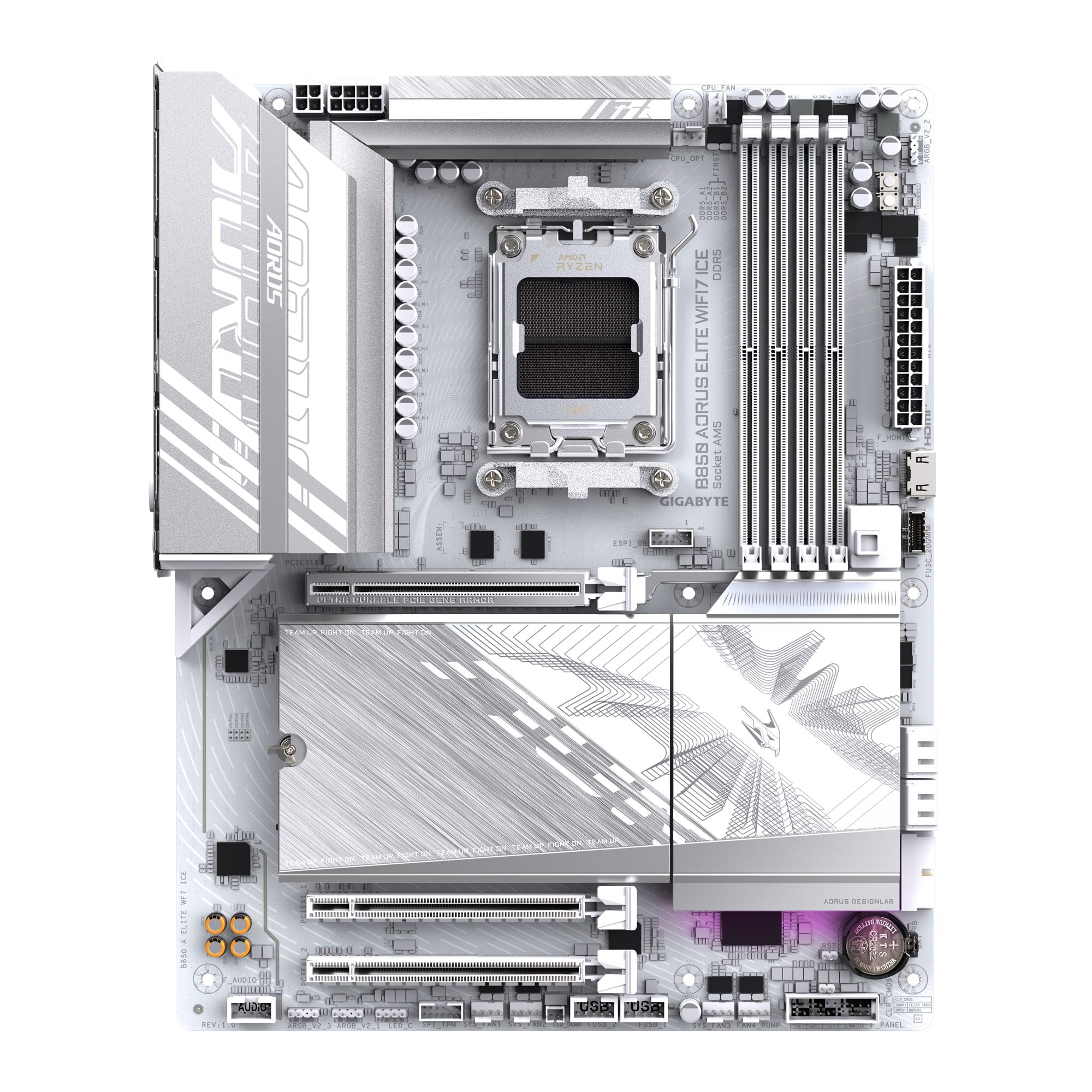 GIGABYTE B850 AORUS ELITE WIFI7 ICE AMD B850 Emplacement AM5 ATX
