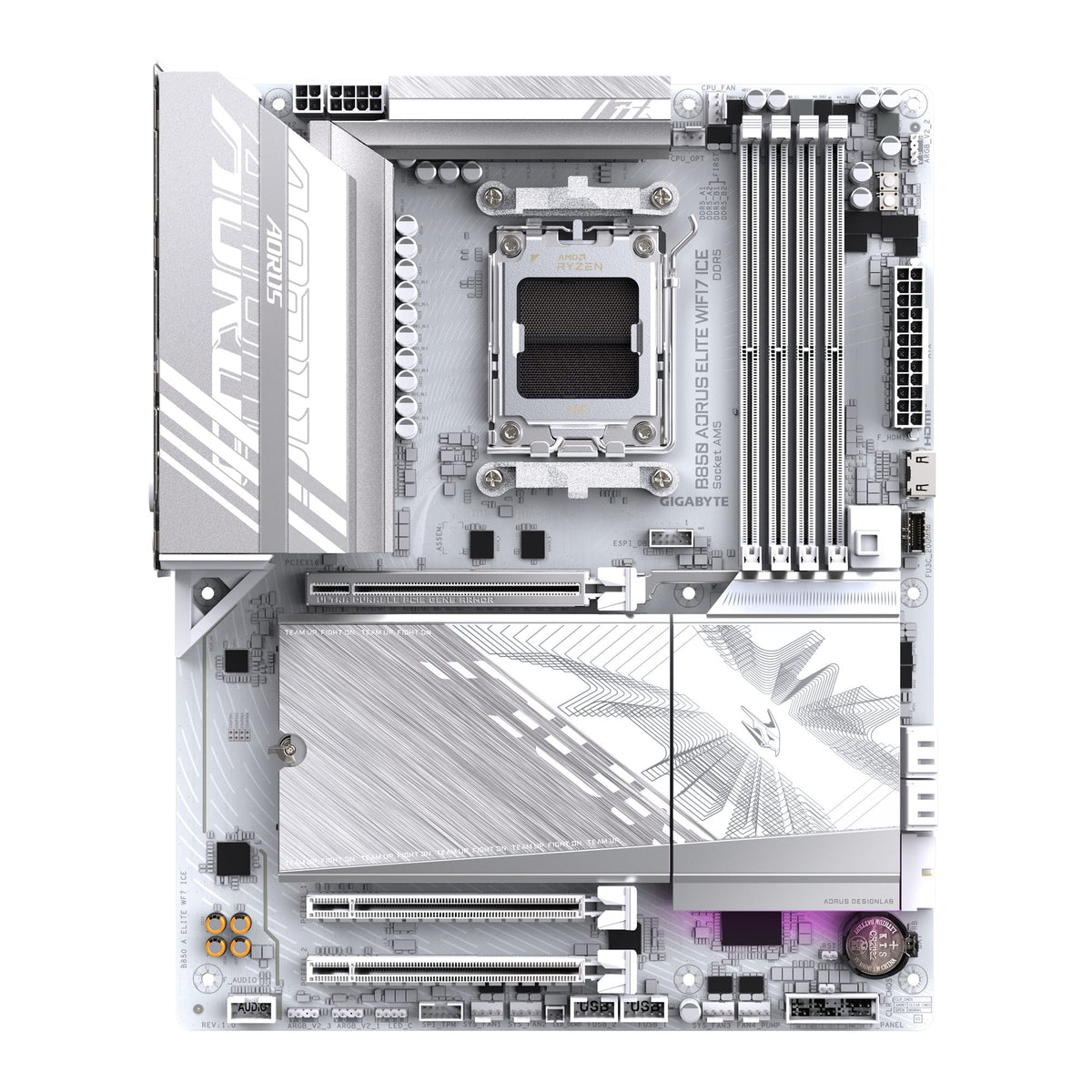 GIGABYTE B850 AORUS ELITE WIFI7 ICE AMD B850 Emplacement AM5 ATX