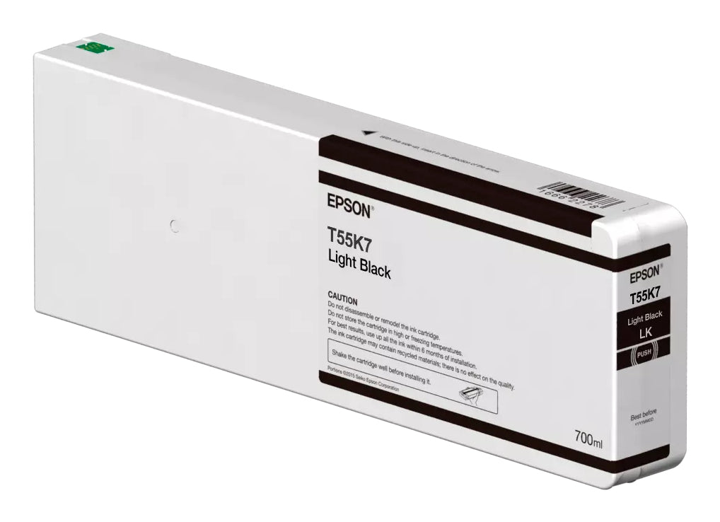 EPSON 5LB Singlepack Light Black T55K700 UltraChrome HDX/HD
