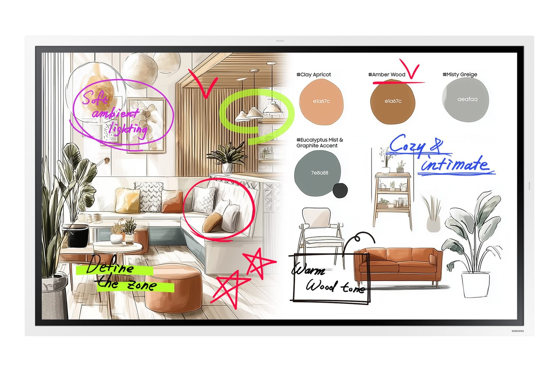 Samsung Flip Pro 55" UHD WM55F-X