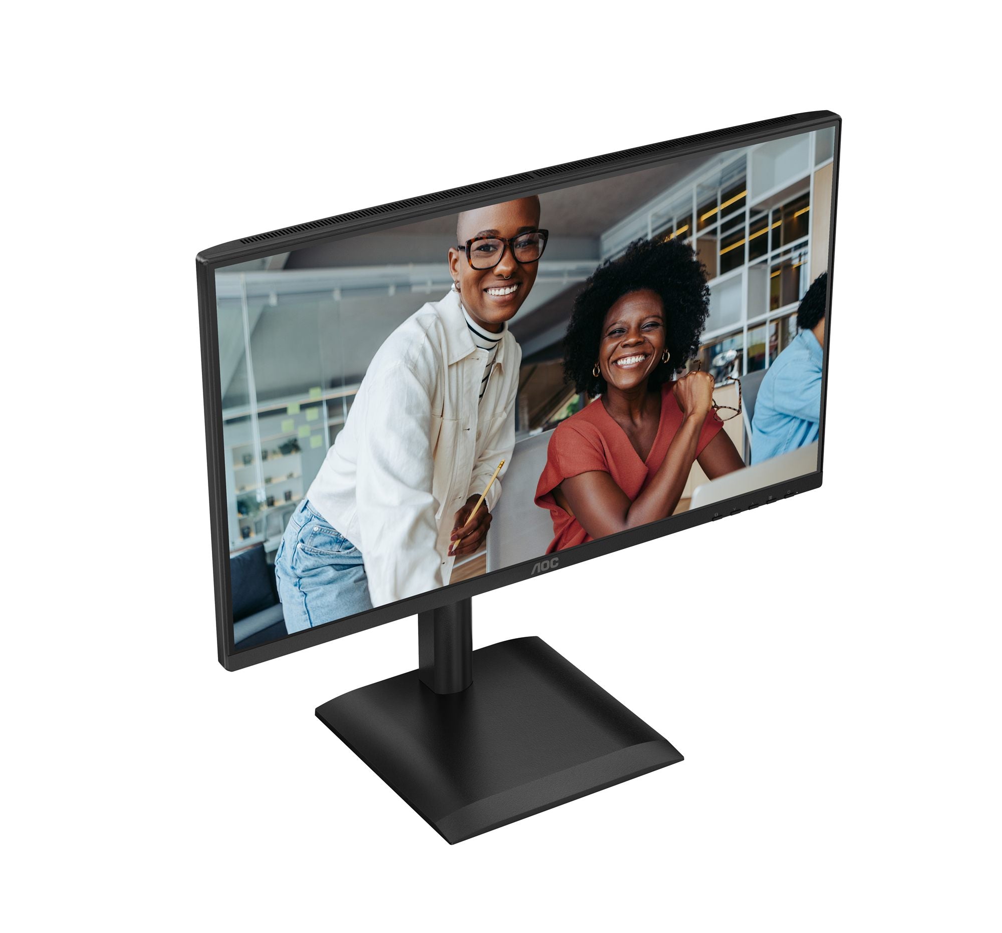 AOC 24E4CV - Écran LED - 24"-1920 x 1080 Full HD @ 120 Hz - IPS - 300 cd/m² - 1500:1 - 4 ms - HDMI, DP, USB-C - HP - GAR 5 ans