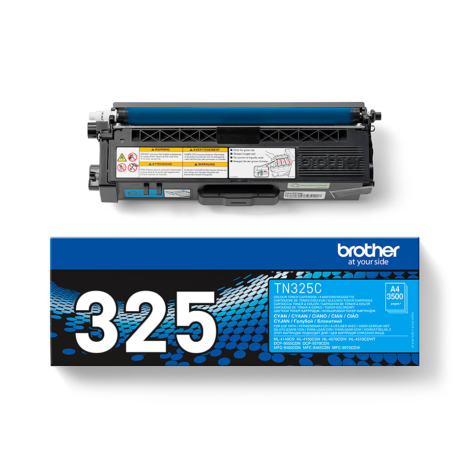 BROTHER TN-325 cartouche de toner cyan capacité standard 3.500 pages pack de 1