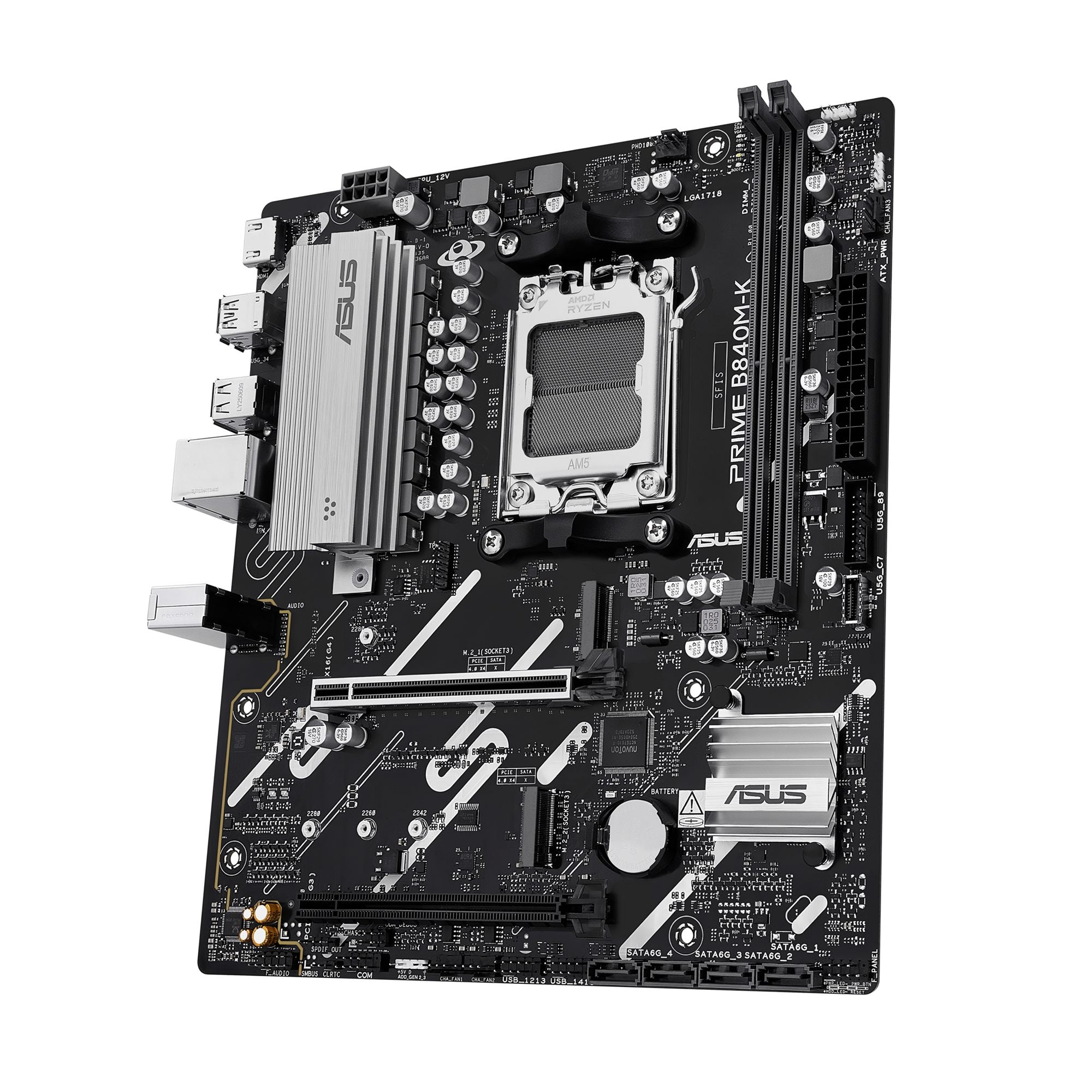 ASUS AMD PRIME B840M-K micro-ATX motherboard DDR5 2xM.2