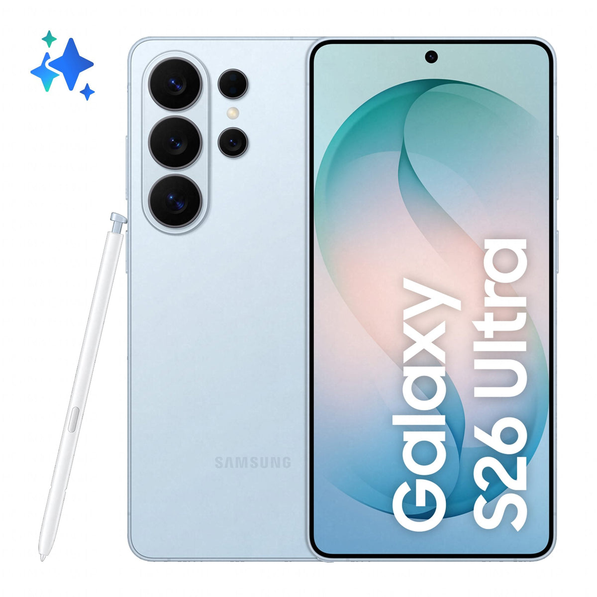 "Samsung Galaxy S26 Ultra 17,5 cm (6.9"") Double SIM Android 16.0 5G USB Type-C 12 Go 512 Go 5000 mAh Bleu"