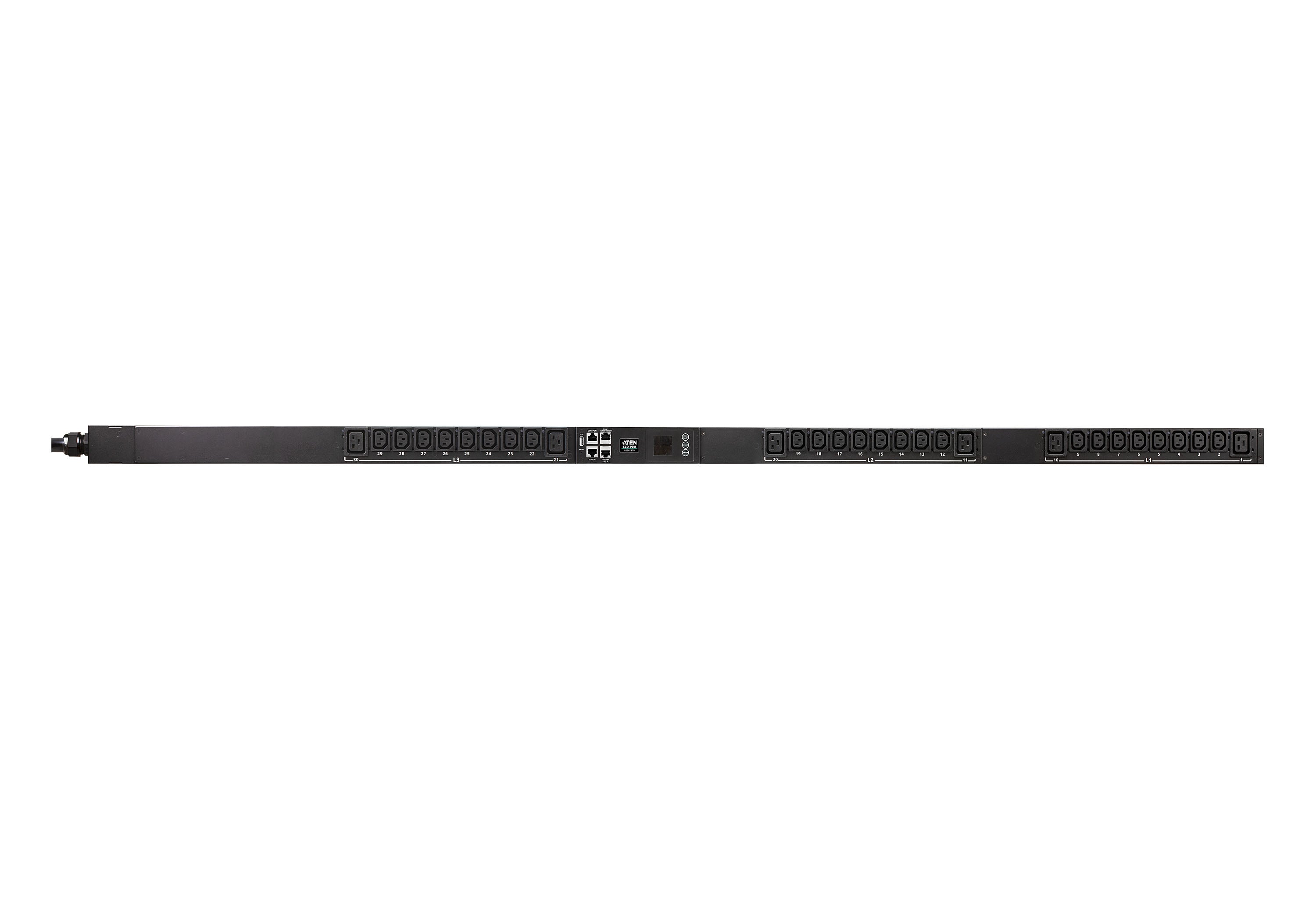 ATEN PG98230G PDU IP Zéro U TRI-PHASÉ 16A 30 Prises Mes.Glob
