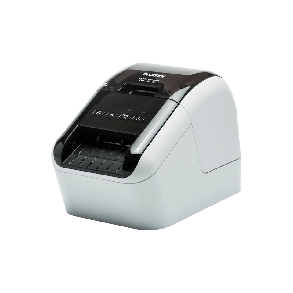 BROTHER QL-800 Label printer two-colour monochrome direct thermal Roll 6.2 cm 300x600dpi 93 labels/min USB cutter Black White