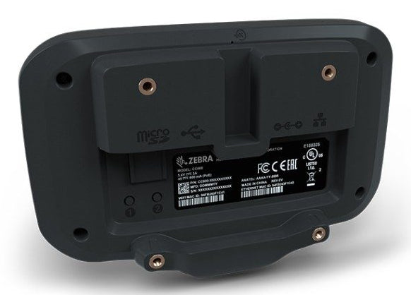 Zebra CC6000 Écran 10,1 pouces Caméra 5MP Compatible MicroSD Noir