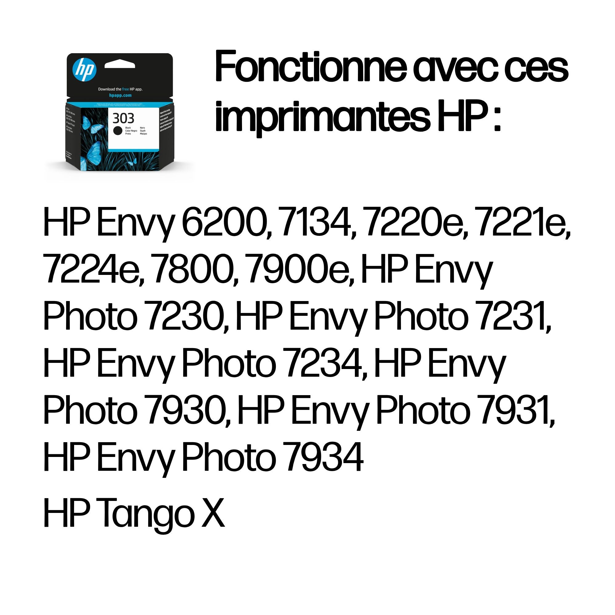 HP 303 Black Original Ink Cartridge