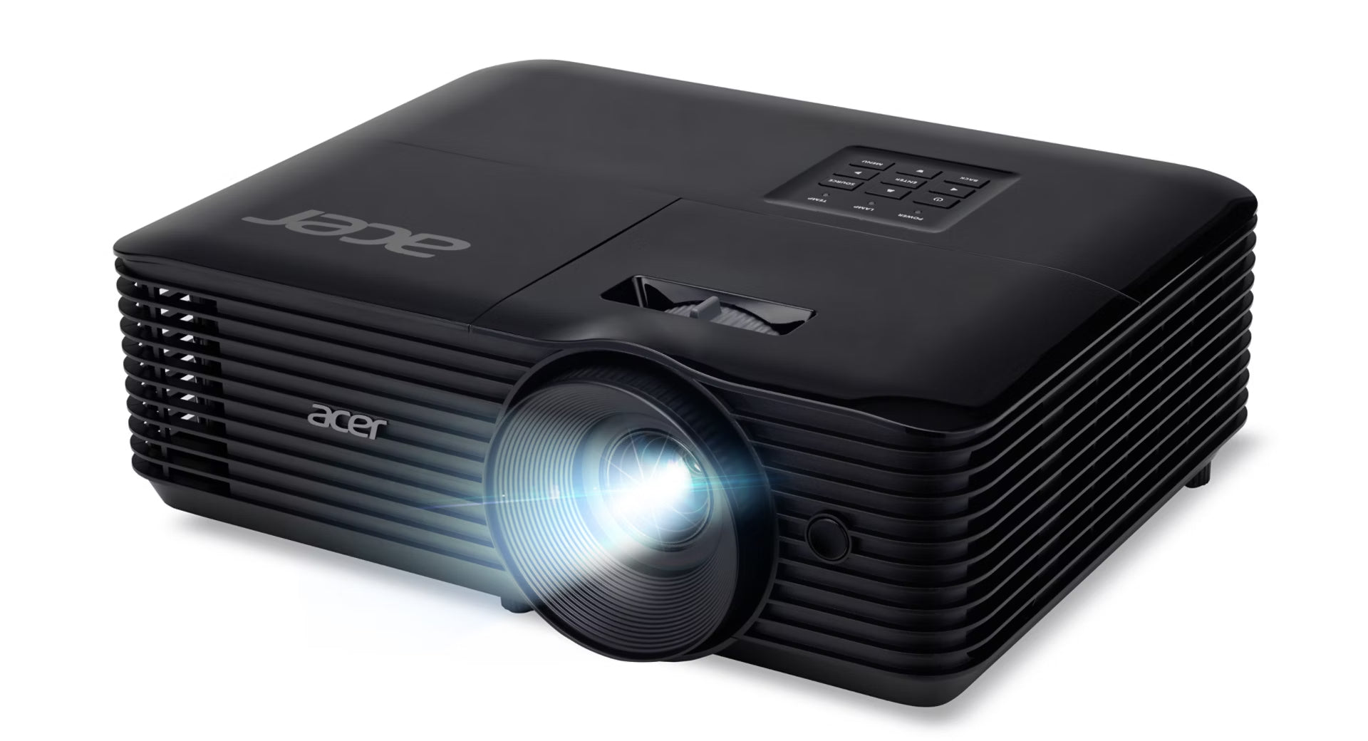 ACER H5386BDi DLP 720p 1280x720 16:9 4500 ANSI Lumen 20.000:1 35DB HDMI VGA RCA USB A wireless projection white