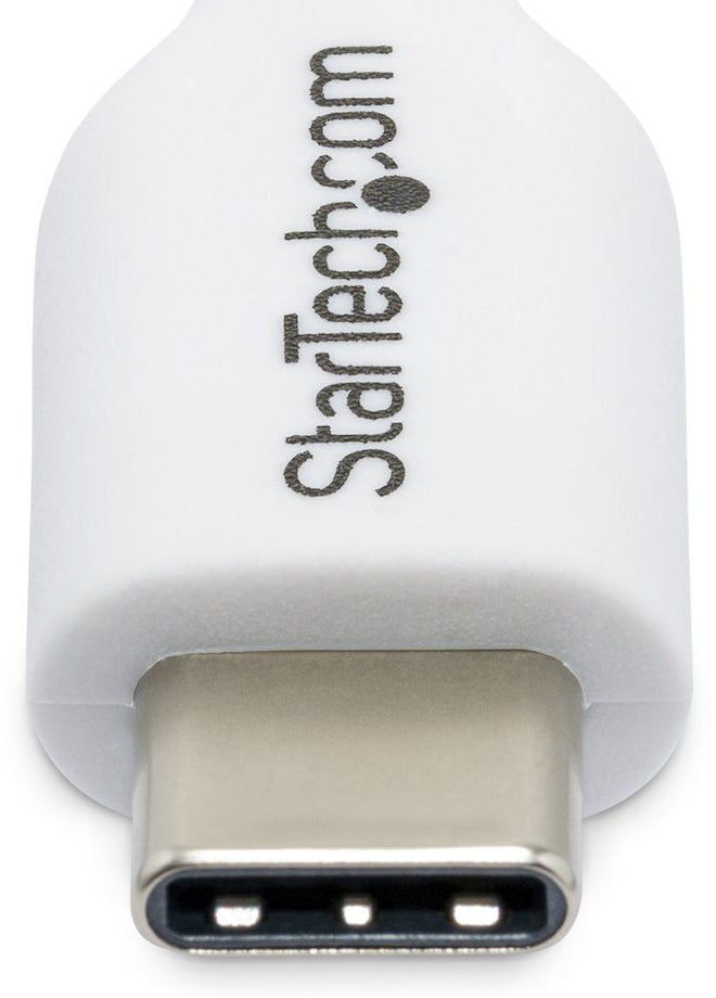 1m 3.3ft White USB-C Cable 2 Pack