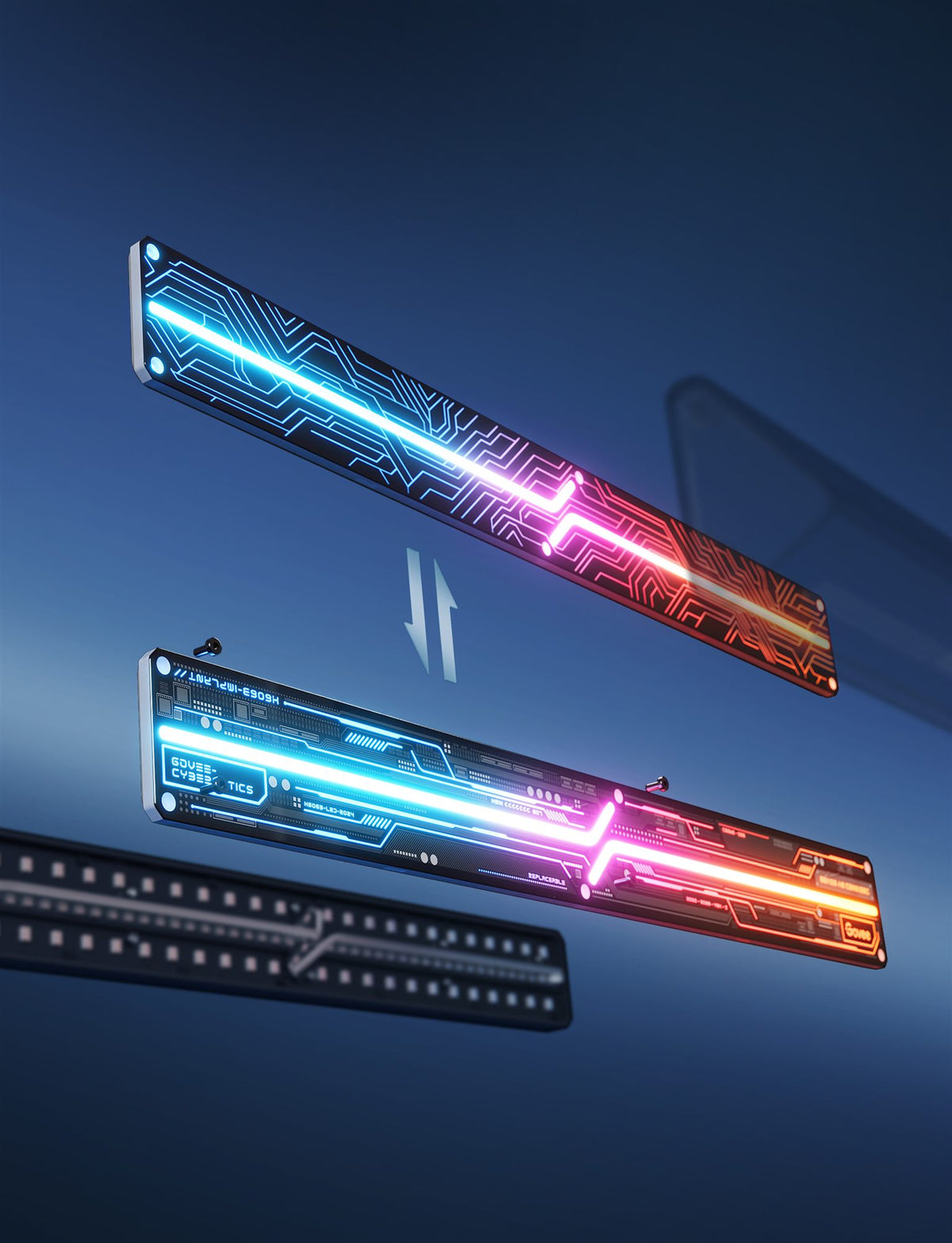 Govee H6063 Gaming Wall Light | Éclairage LED | RGBIC, Wi-Fi 2.4GHz + Bluetooth