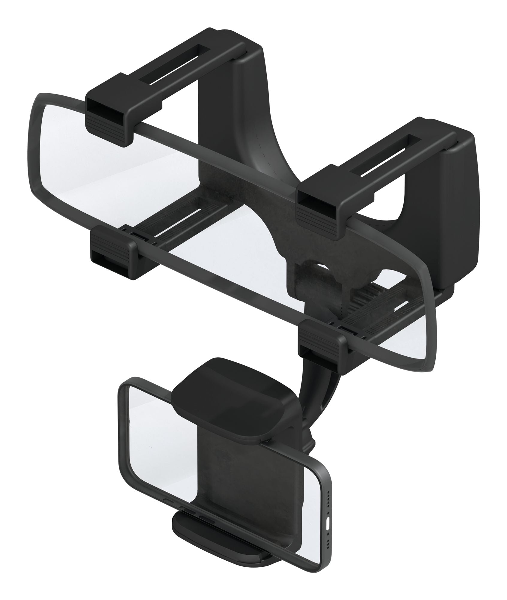 Car Holder clamp for rearview mirror BLK
