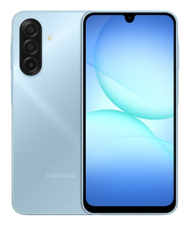 "Samsung Galaxy A17 17 cm (6.7"") Double SIM hybride 4G USB Type-C 4 Go 128 Go 5000 mAh Bleu clair"