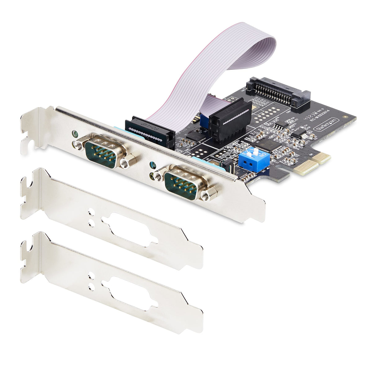 2-Port Serial PCIe Card RS232/422/485