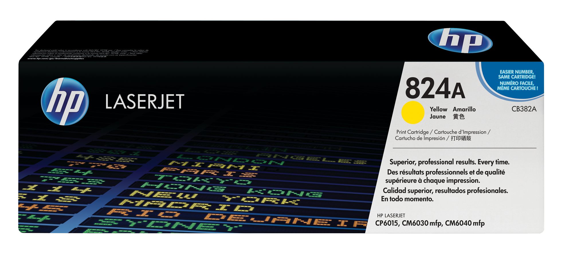 HP 824A toner LaserJet jaune authentique
